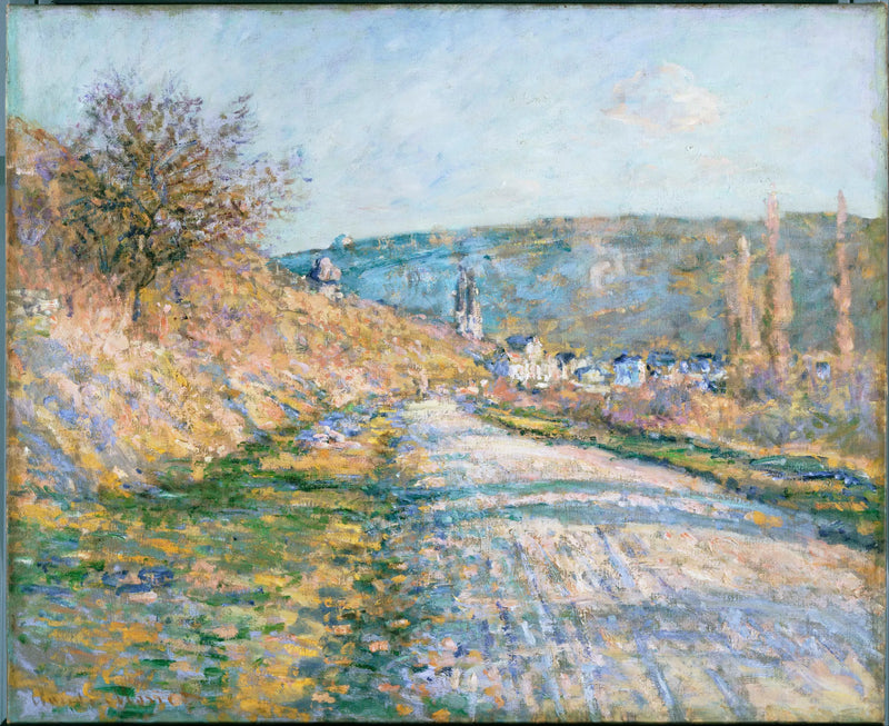 A Estrada para Vétheuil - Claude Monet