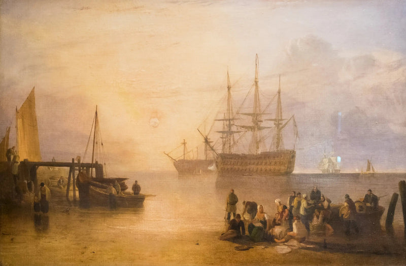 O Sol Nascente através do Vapor. - J. M. W. Turner