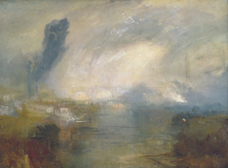 O Tâmisa acima da Ponte Waterloo - J. M. W. Turner