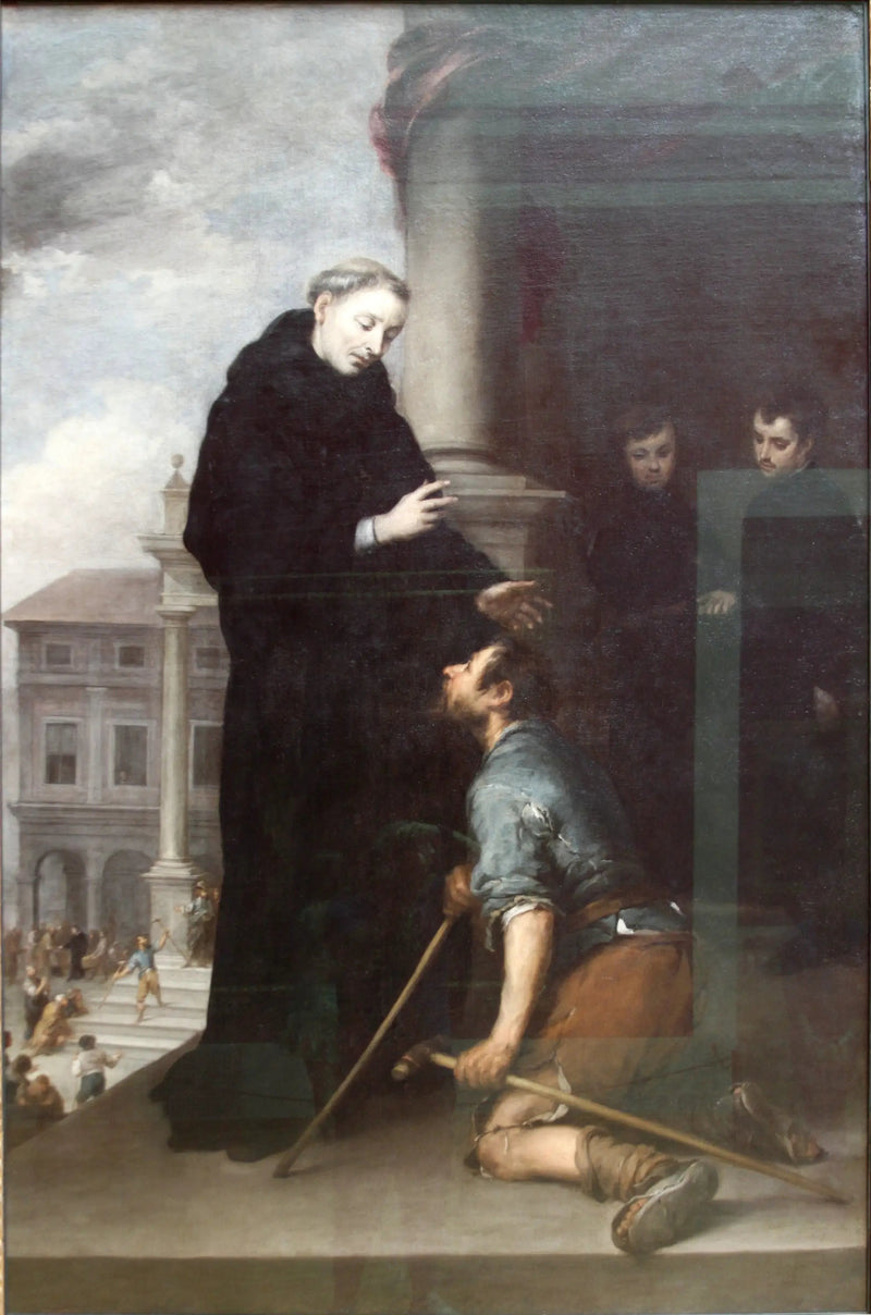 Thomas de Villanova cura os doentes - Bartolomé Esteban Murillo