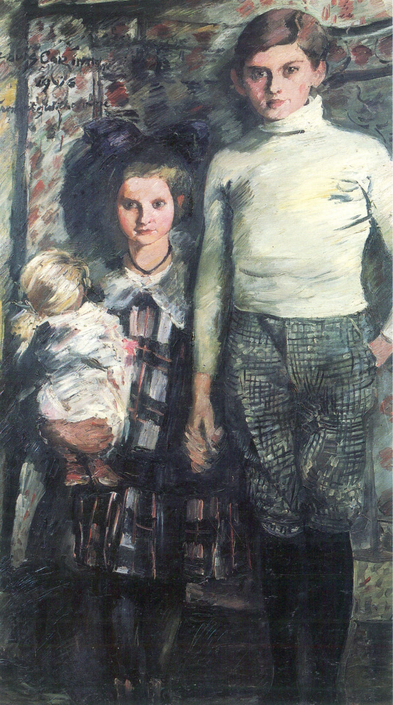 Thomas et Wilhelmine - Les enfants de l'artiste - Lovis Corinth