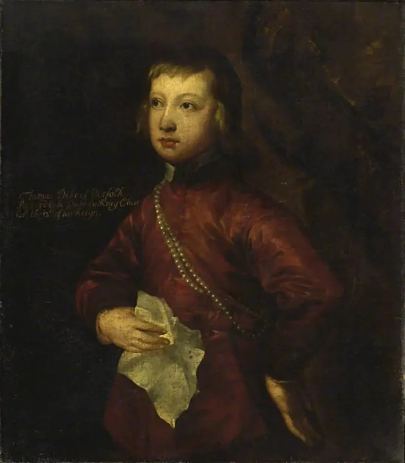 Thomas Howard, futuro 5º duque de Norfolk, quando era criança - Antoine van Dyck