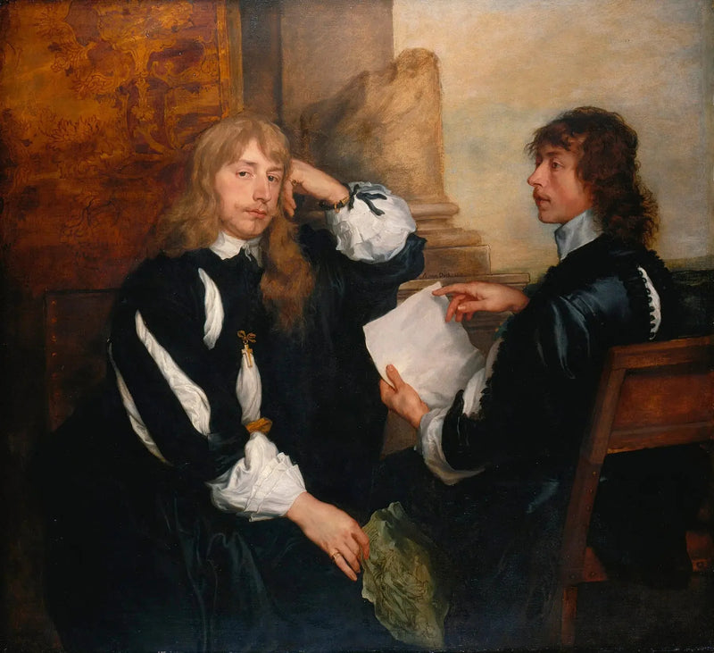 Thomas Killigrew e William, Lord Crofts (?) - Antoine van Dyck