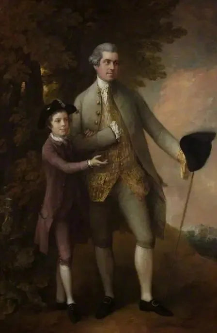 Thomas Rumbold (1736–1791) e seu filho - Thomas Gainsborough