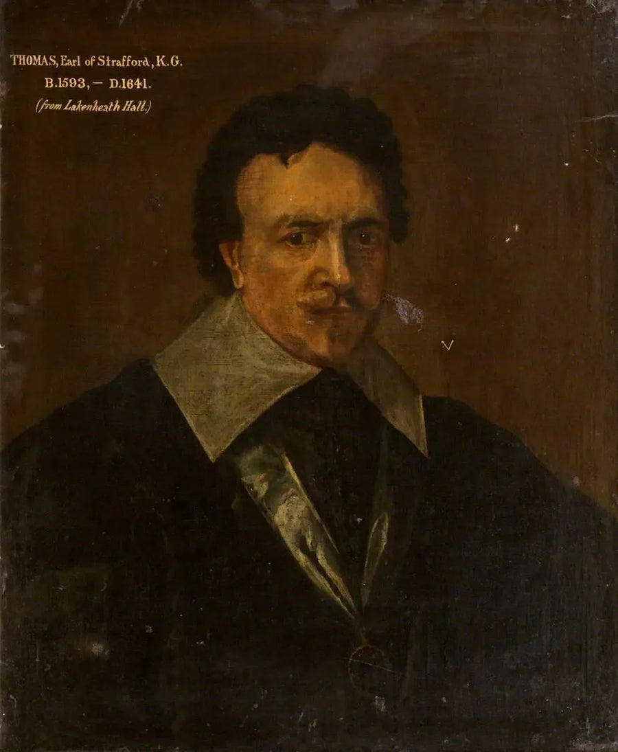 Thomas Wentworth (1593–1641), 1º conde de Strafford - Antoine van Dyck