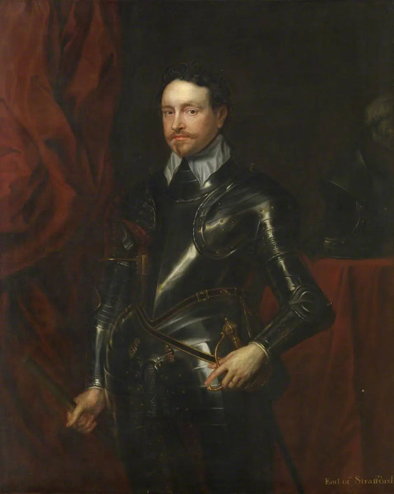 Thomas Wentworth (1593–1641), conde de Strafford - Antoine van Dyck