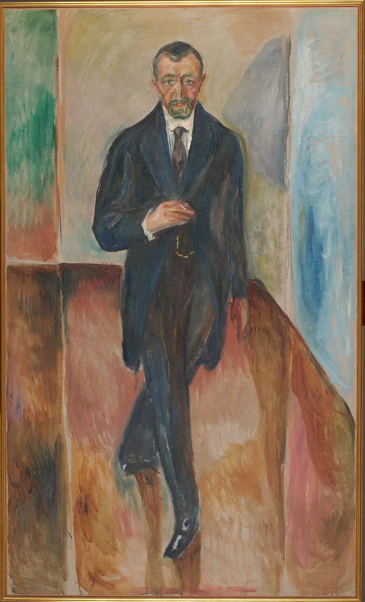Reproduction du tableau « Thorvald Løchen - Edvard Munch » par Alpha Reproduction en peinture à l’huile