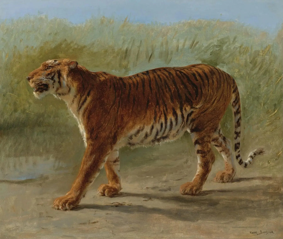 Tigre real na selva - Rosa Bonheur
