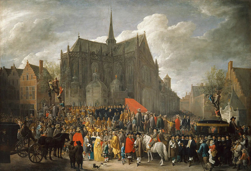 Tiro ao pássaro em Bruxelas - David Teniers Júnior