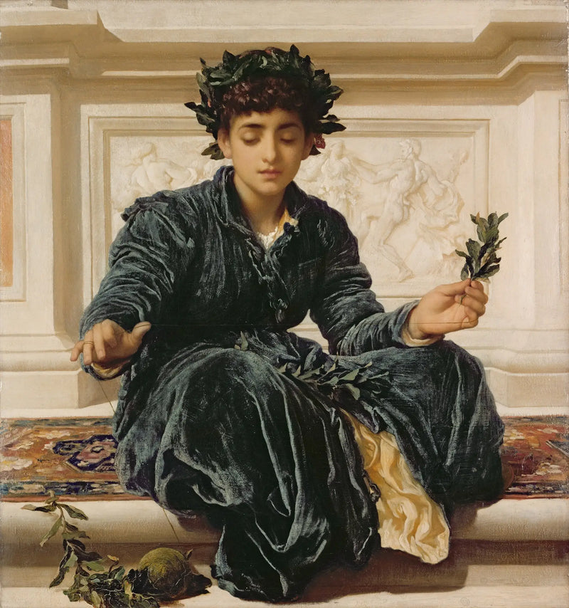 Tecendo a Coroa - Frederic Leighton
