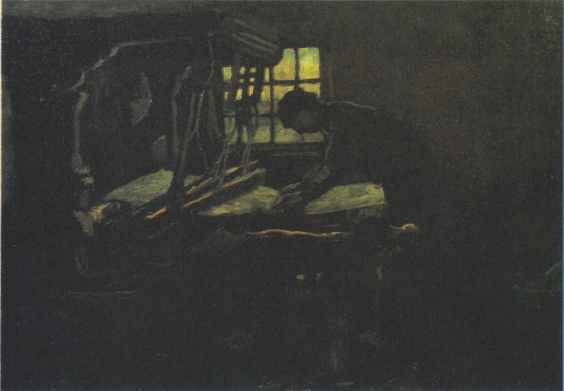 Tisserand organizando os fios - Vincent van Gogh