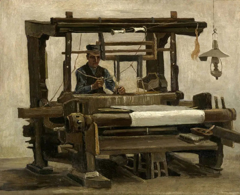 Tecelão no tear - Vincent van Gogh