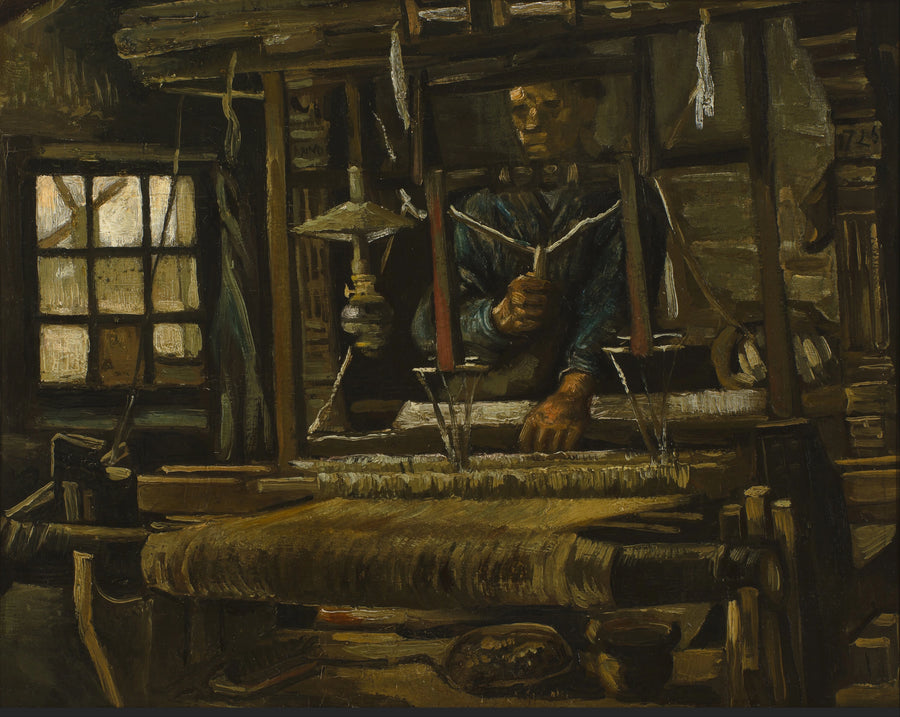 A casa de um tecelão - Vincent van Gogh