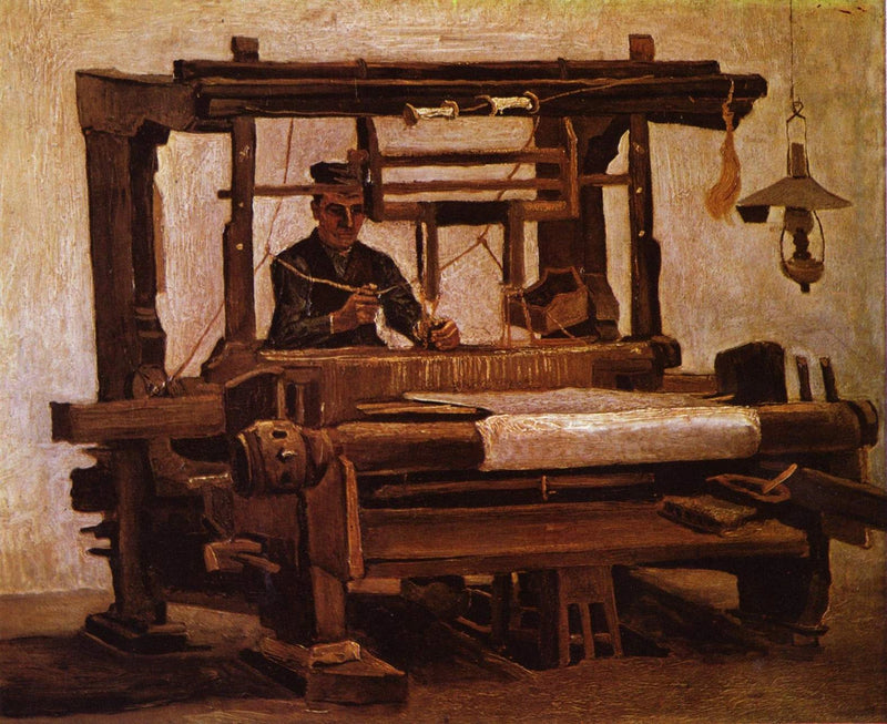 Tecelão no tear - Vincent van Gogh