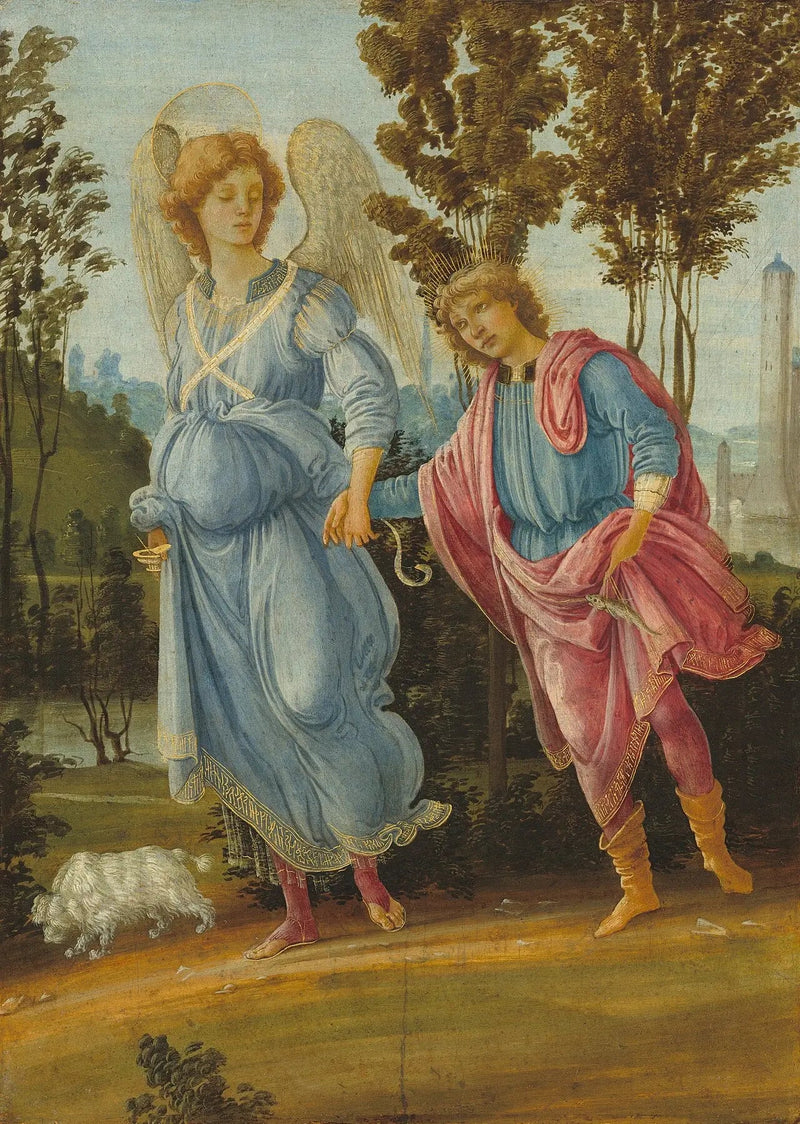 Tobie e o Anjo - Filippino Lippi