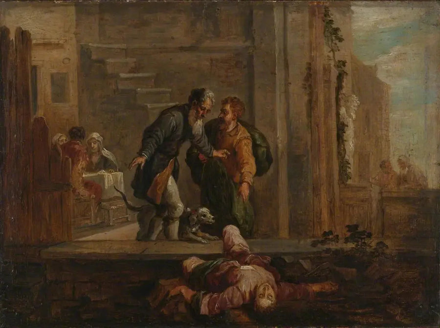 Tobias e o israelita morto (segundo Domenico Fetti) - David Teniers Júnior