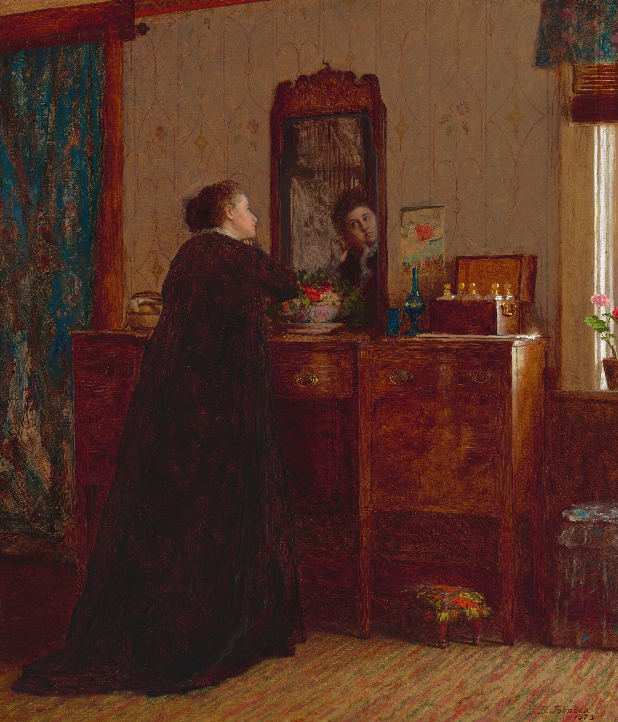 Les toilettes - Eastman Johnson