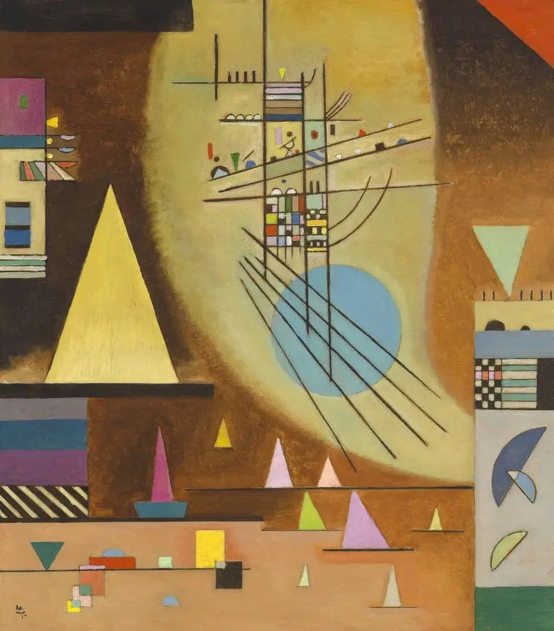 Cair Silenciosamente - Vassily Kandinsky