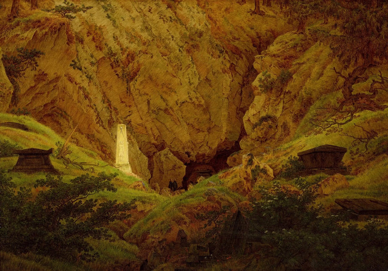 Túmulos dos combatentes pela Liberdade - Caspar David Friedrich