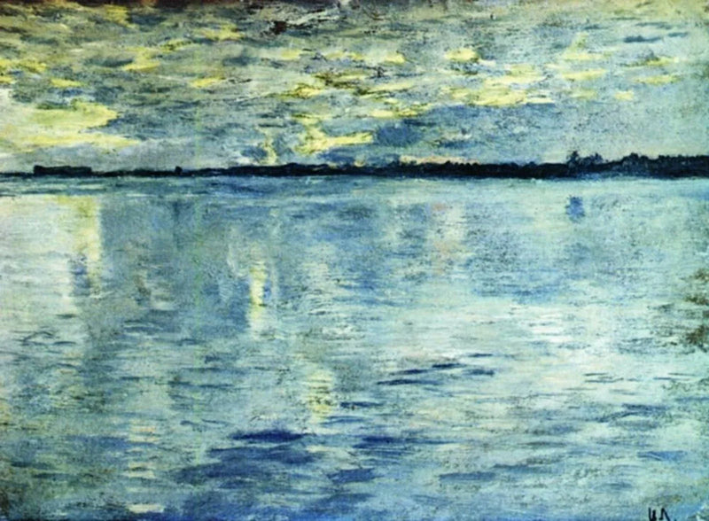 Lac au soir - Isaac Levitan