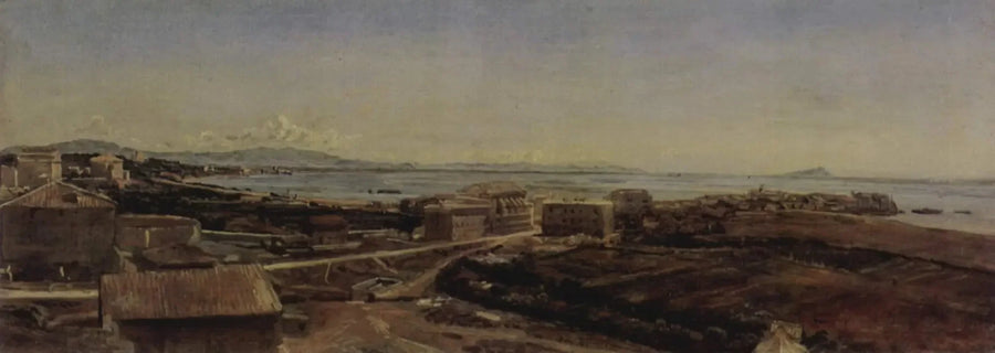 Torre del Greco perto de Pompéia e Nápoles - Alexandre Ivanov