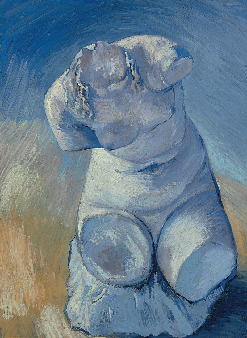 Estatueta de gesso: Torso de mulher, vista de rosto - Vincent van Gogh