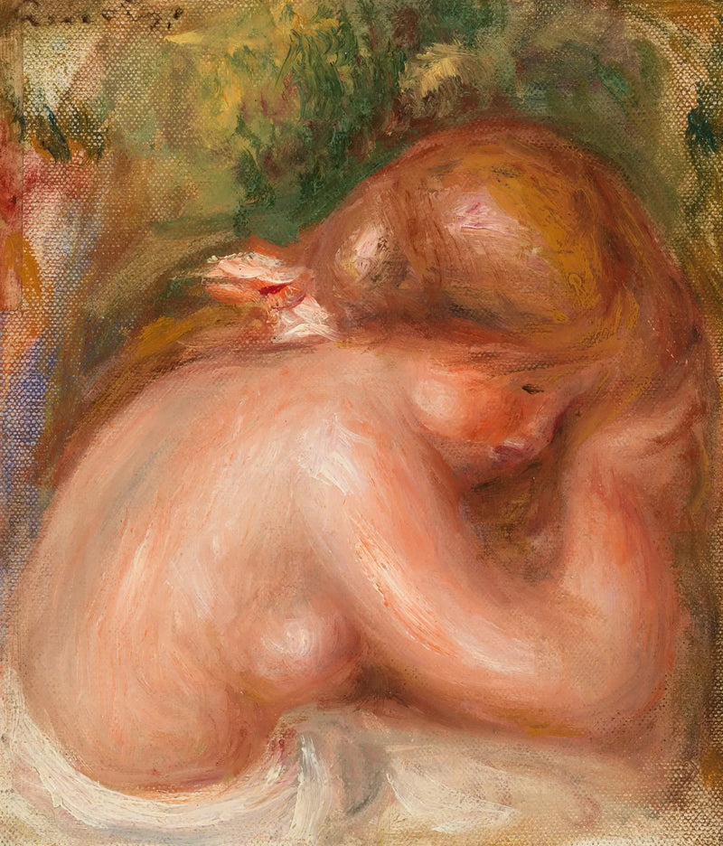 Torso nu de jovem garota - Pierre-Auguste Renoir