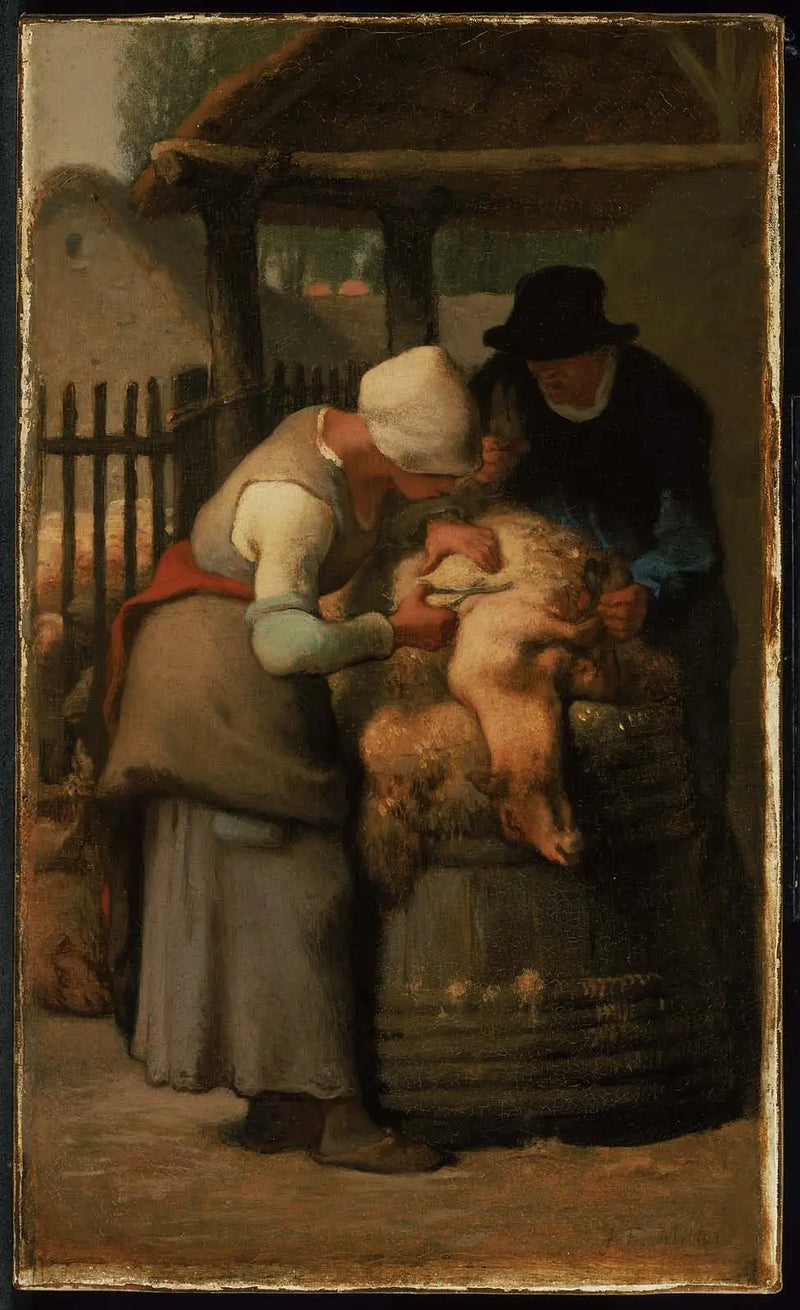 Bolsa de Carneiro - Jean-François Millet