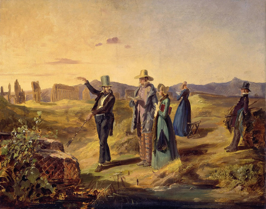 Turistas ingleses no campo - Carl Spitzweg