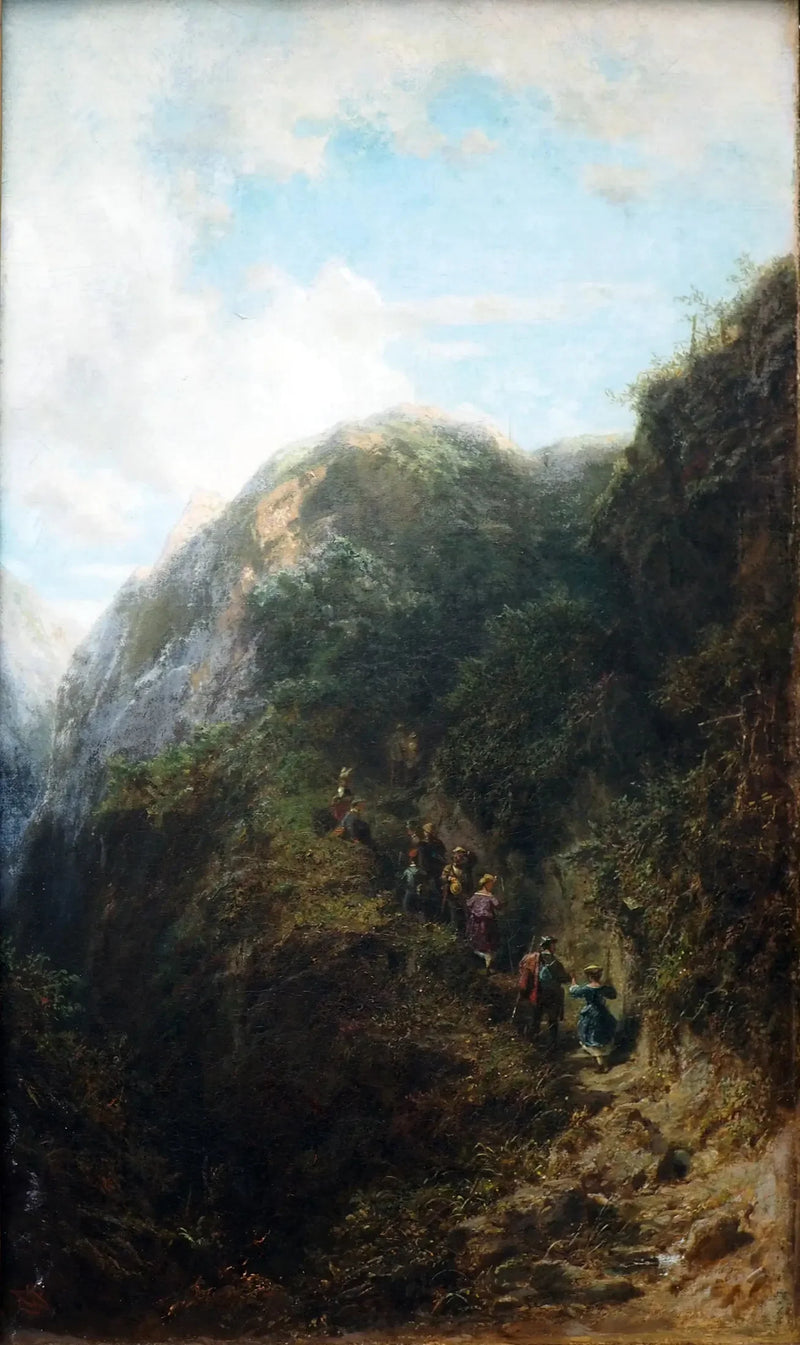 Turistas nas montanhas - Carl Spitzweg