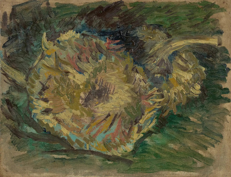 Girassóis montados em sementes - Vincent van Gogh