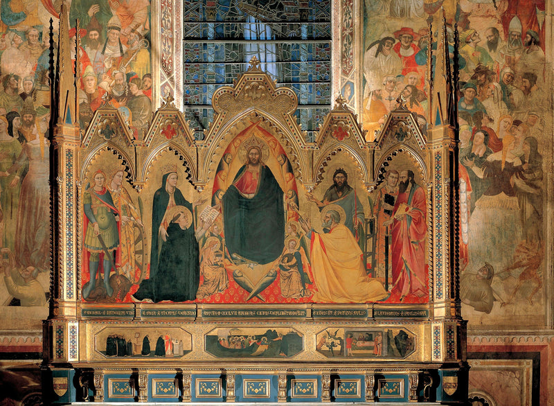 Traditio Legis e Trinity - Andrea Orcagna