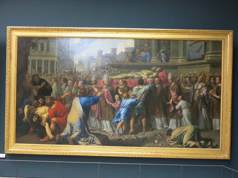 Tradução dos corpos de São Gervásio e São Protais - Philippe de Champaigne