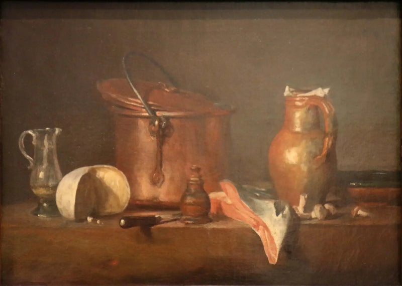 Fatia de salmão - Jean Simeón Chardin