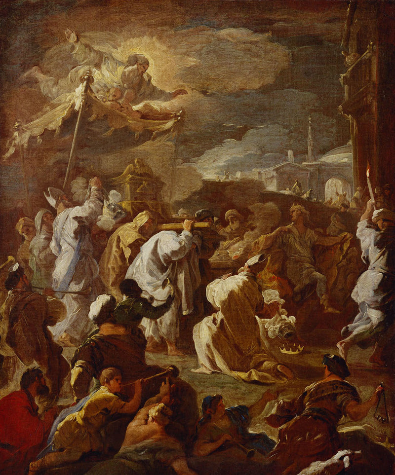 Transferência da Arca da Aliança por David - Luca Giordano