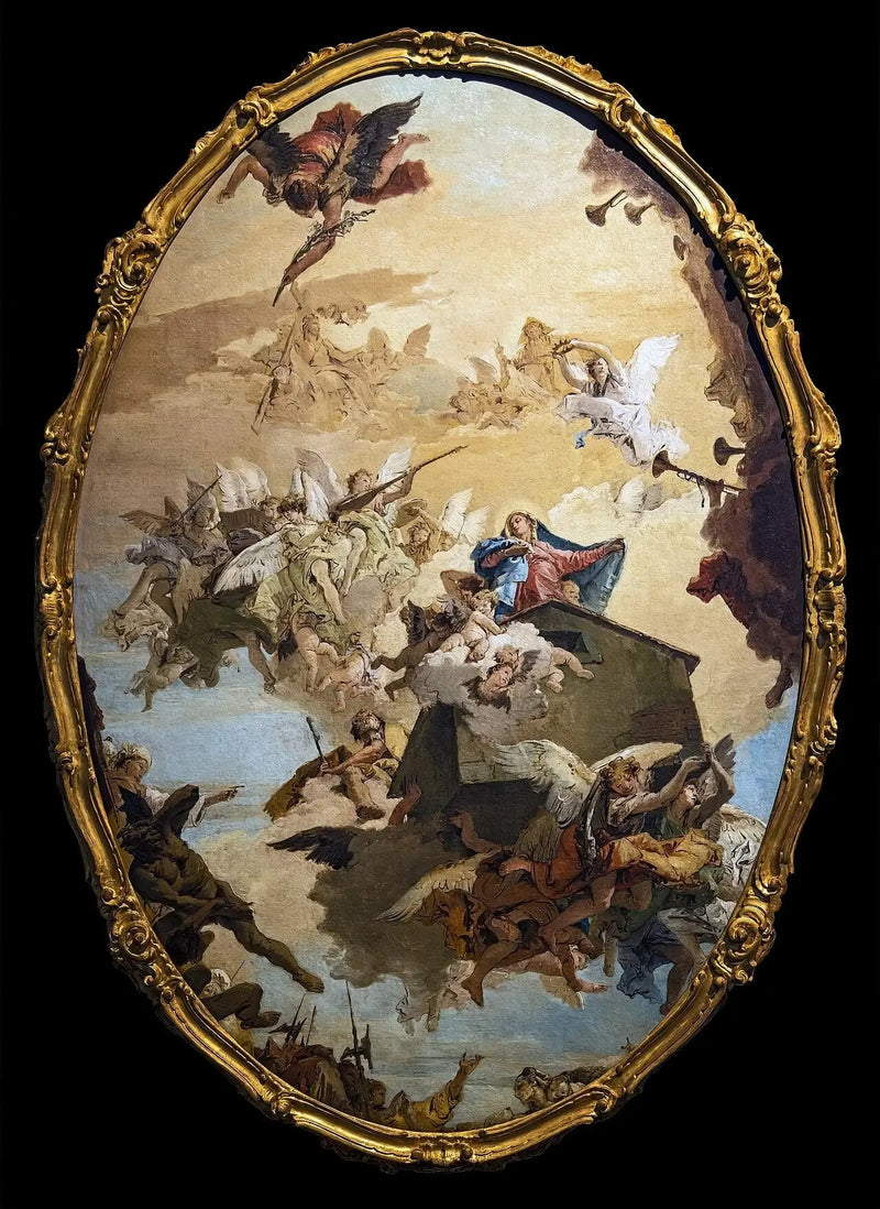 Transporte da casa de Lorette - Giovanni Battista Tiepolo