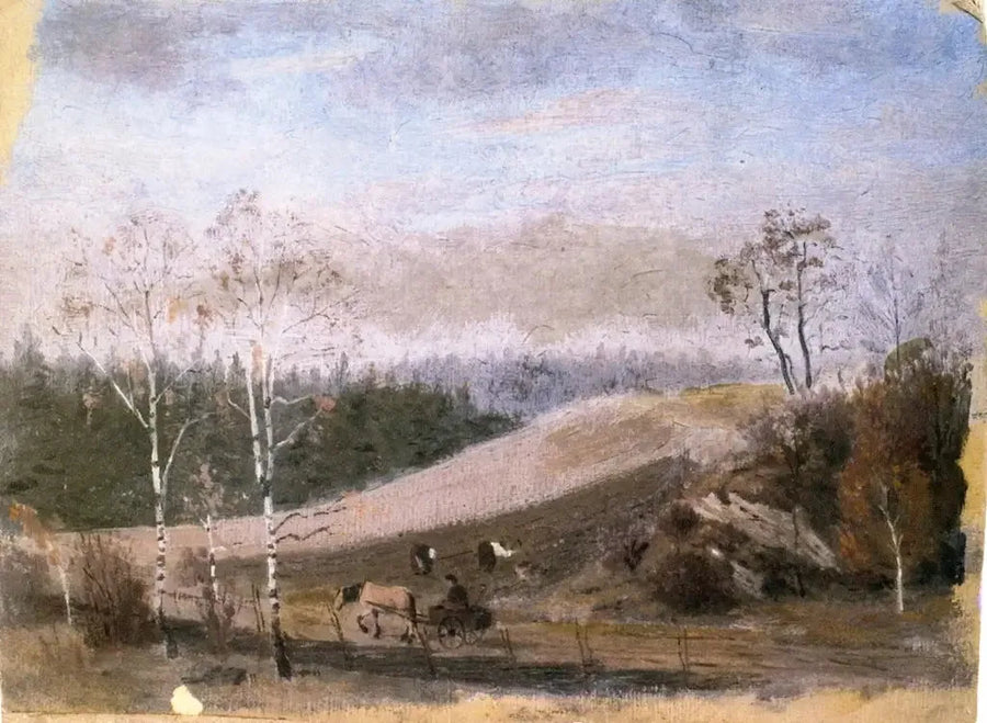 Trabalho de outono no campo - Edvard Munch