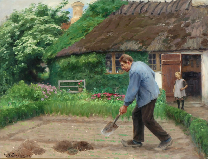 Trabalho da tarde - H. A. Brendekilde