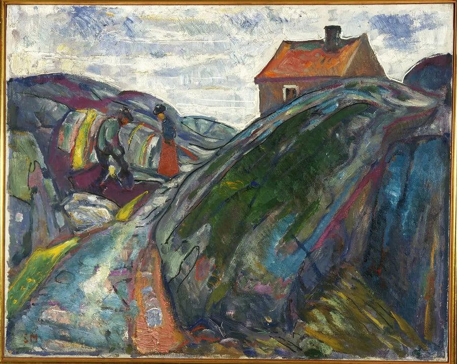 Trabalho de primavera nas Skerries - Edvard Munch