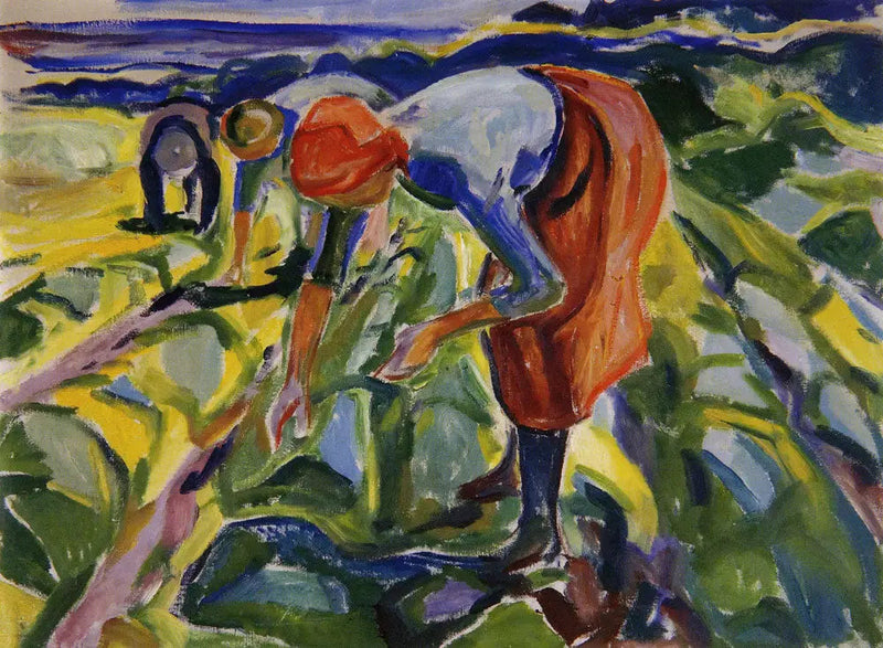 Trabalho dos campos - Edvard Munch