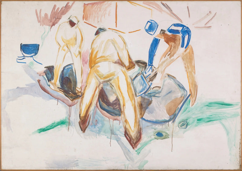 Trabalhadores de rua na neve - Edvard Munch