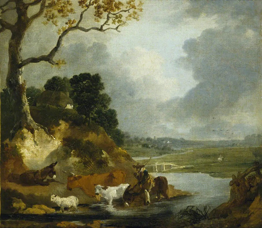 Travessia do riacho - Thomas Gainsborough
