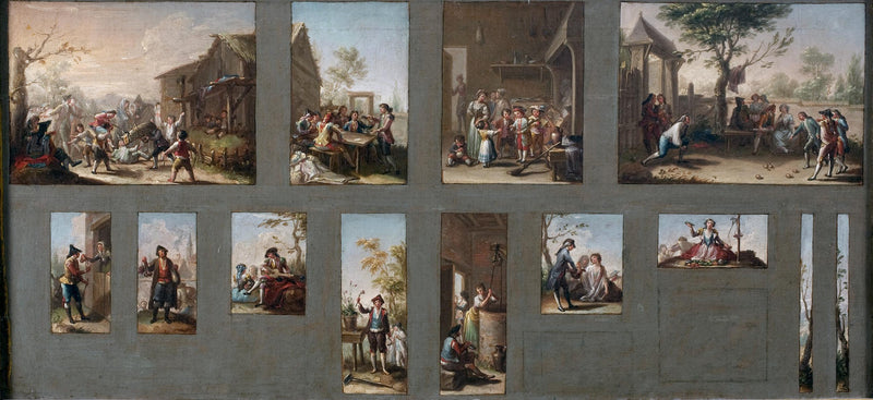 Treze esboços para Tapestry Cartoons - Francisco Bayeu