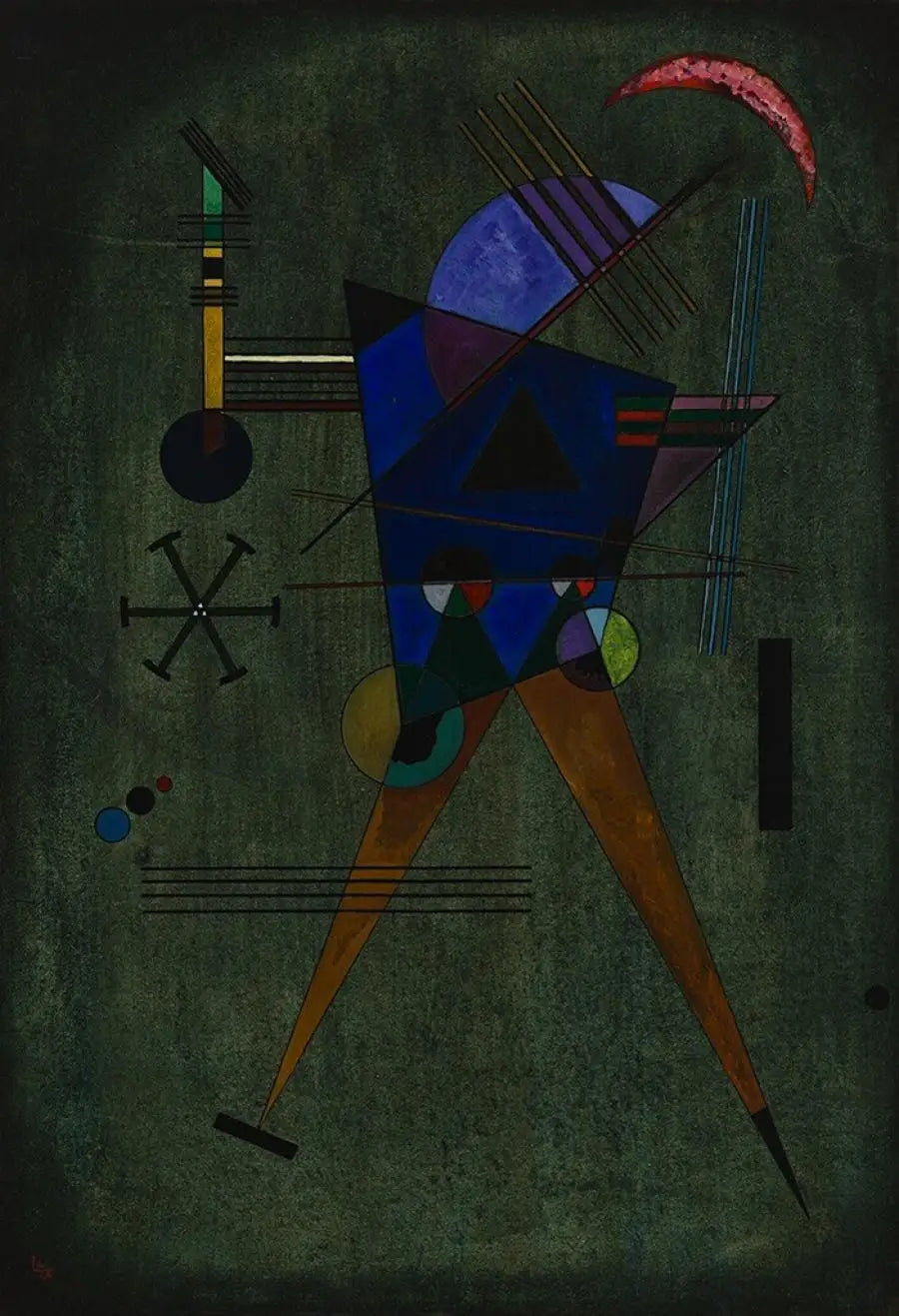 Triângulo preto - Vassily Kandinsky