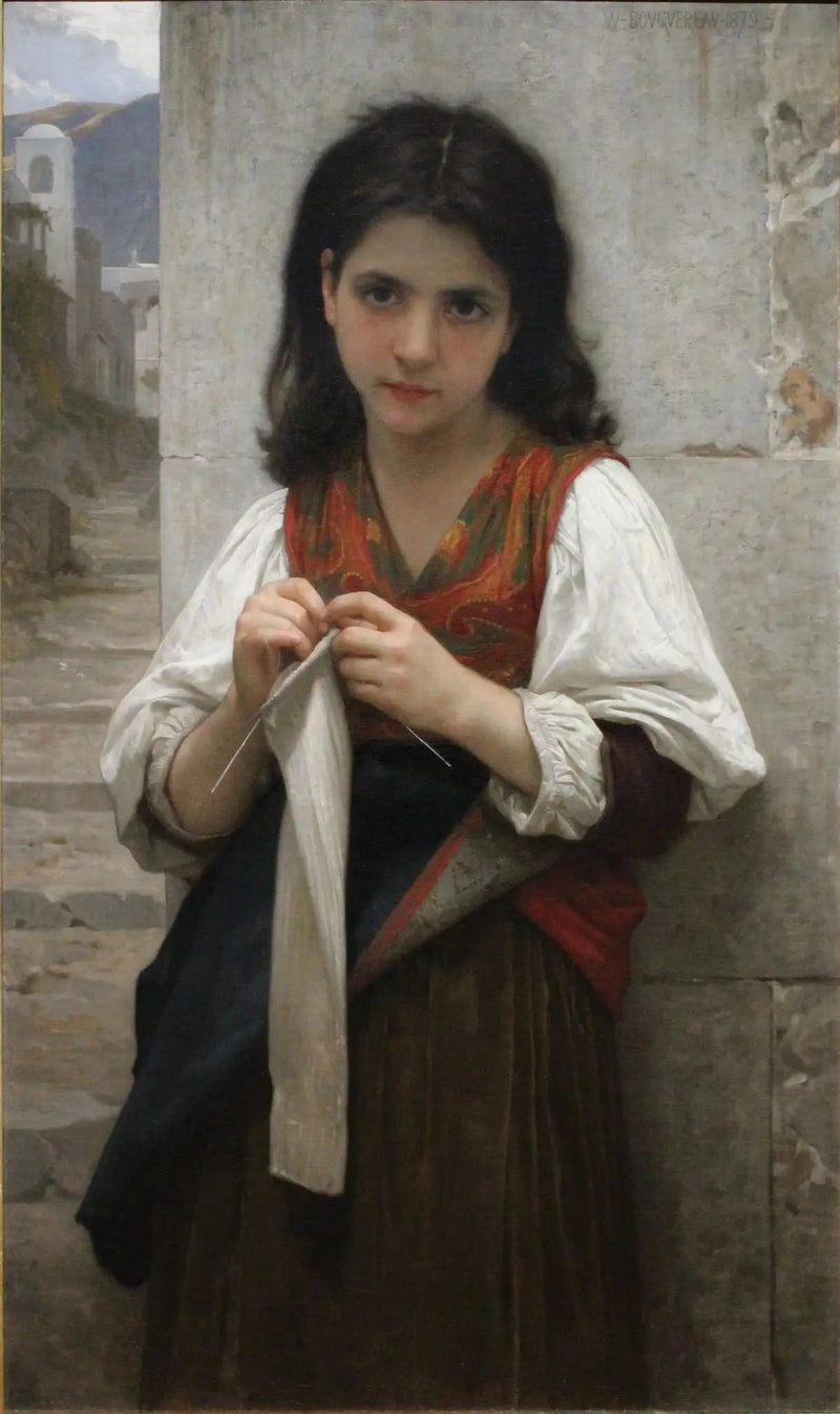 Tricoteuse - Bouguereau