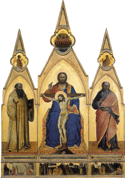 Triptyque au Trône de grâce - Nardo di Cione - Alpha Reproduction