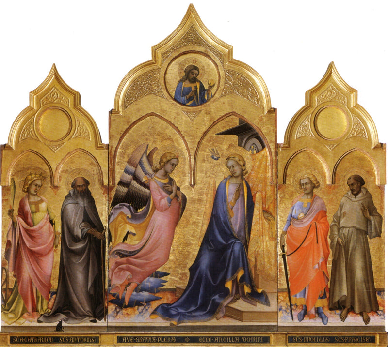 Triptyque da Anunciação - Lorenzo Monaco