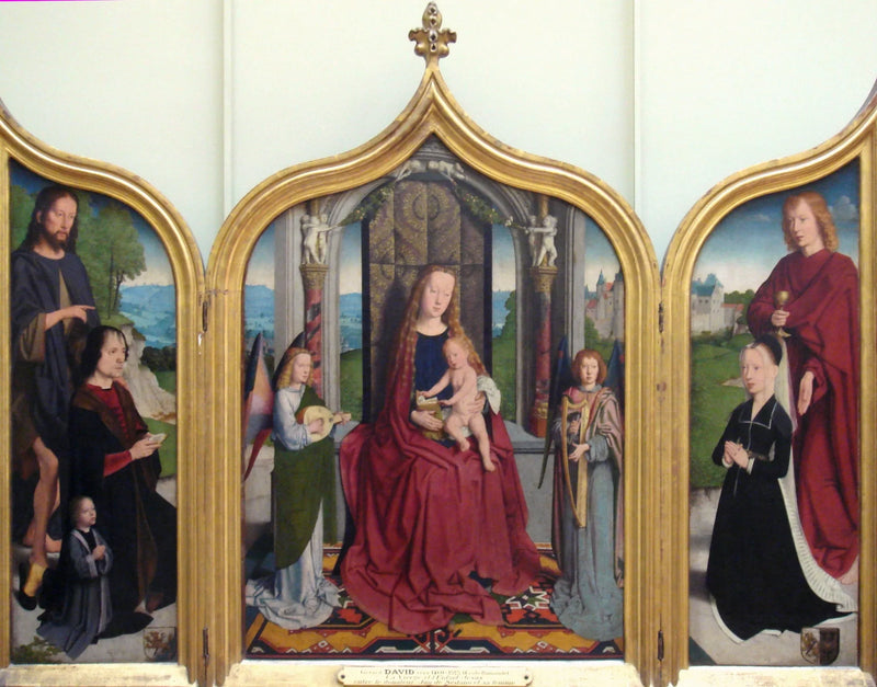 Triptyque da família Sedano - Gérard David