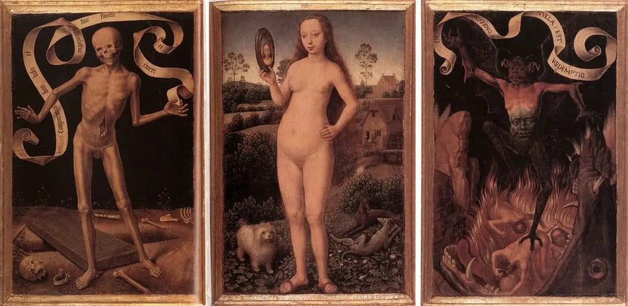 Triptyque da Vaidade Terrestre - Hans Memling