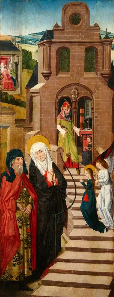 Triptyque de Weston (triptyque, asa direita, interior) - Rogier van der Weyden